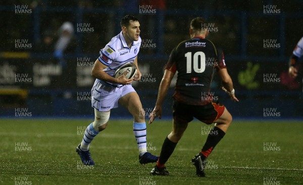 211218 - Cardiff Blues v Dragons - Guinness PRO14 - Tomos Williams of Cardiff Blues