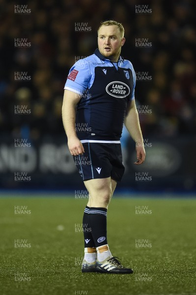 261219 - Cardiff Blues v Dragons - Guinness PRO14 - Ethan Lewis of Cardiff Blues 