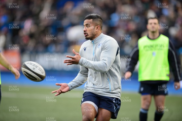 261219 - Cardiff Blues v Dragons - Guinness PRO14 - Rey Lee-Lo of Cardiff Blues 