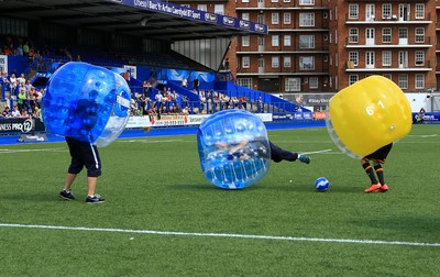 290815 - Cardiff Blues v Newport Gwent Dragons - Preseason friendly - Footbubble at Cardiff Blues