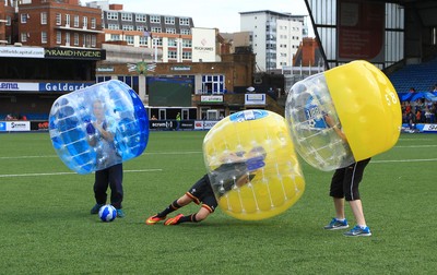 290815 - Cardiff Blues v Newport Gwent Dragons - Preseason friendly - Footbubble at Cardiff Blues