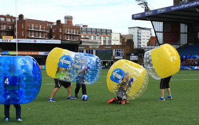 290815 - Cardiff Blues v Newport Gwent Dragons - Preseason friendly - Footbubble at Cardiff Blues