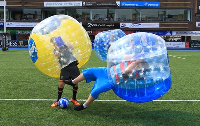 290815 - Cardiff Blues v Newport Gwent Dragons - Preseason friendly - Footbubble at Cardiff Blues