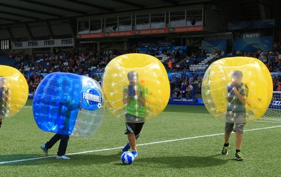 290815 - Cardiff Blues v Newport Gwent Dragons - Preseason friendly - Footbubble at Cardiff Blues