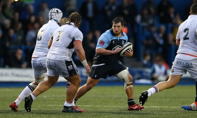 051019 - Cardiff Blues v Edinburgh Rugby - Guinness PRO14 - Brad Thyer of Cardiff Blues