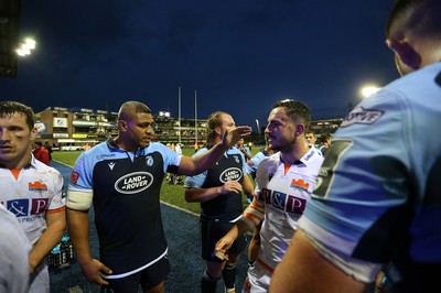 051019 - Cardiff Blues v Edinburgh Rugby - Guinness PRO14 - Nick Williams of Cardiff Blues at full time