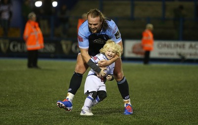 051019 - Cardiff Blues v Edinburgh Rugby - Guinness PRO14 - Kristian Dacey of Cardiff Blues