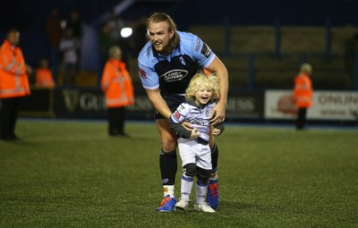 051019 - Cardiff Blues v Edinburgh Rugby - Guinness PRO14 - Kristian Dacey of Cardiff Blues