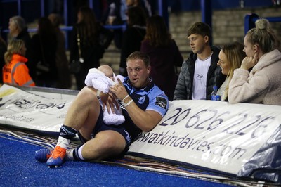 051019 - Cardiff Blues v Edinburgh Rugby - Guinness PRO14 - Corey Domachowski of Cardiff Blues