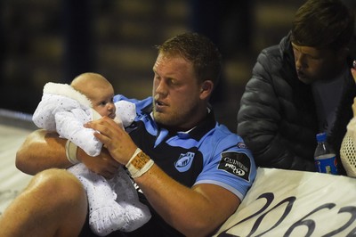 051019 - Cardiff Blues v Edinburgh Rugby - Guinness PRO14 - Corey Domachowski of Cardiff Blues 