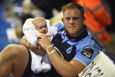 051019 - Cardiff Blues v Edinburgh Rugby - Guinness PRO14 - Corey Domachowski of Cardiff Blues 