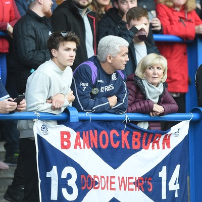 051019 - Cardiff Blues v Edinburgh Rugby - Guinness PRO14 - Edinburgh fans