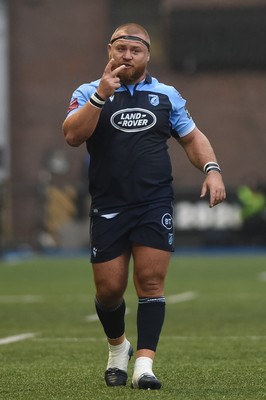 051019 - Cardiff Blues v Edinburgh Rugby - Guinness PRO14 - Dmitri Arhip of Cardiff Blues 