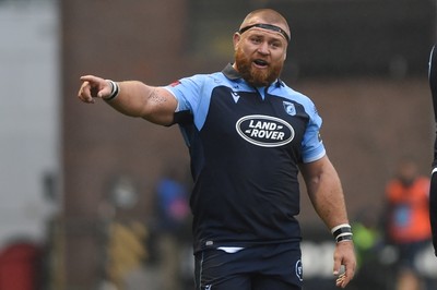 051019 - Cardiff Blues v Edinburgh Rugby - Guinness PRO14 - Dmitri Arhip of Cardiff Blues 