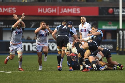 051019 - Cardiff Blues v Edinburgh Rugby - Guinness PRO14 - Lloyd Williams of Cardiff Blues 