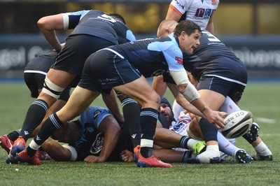 051019 - Cardiff Blues v Edinburgh Rugby - Guinness PRO14 - Lloyd Williams of Cardiff Blues 