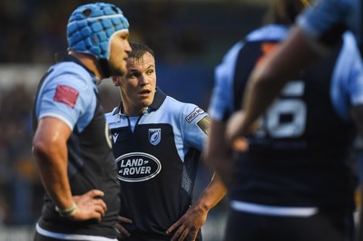 051019 - Cardiff Blues v Edinburgh Rugby - Guinness PRO14 - Jarrod Evans of Cardiff Blues 