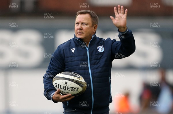 051019 - Cardiff Blues v Edinburgh Rugby - Guinness PRO14 - John Mulvihill Head coach of the Cardiff Blues