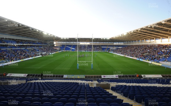 18.08.09 - Cardiff Blues v Leicester Tigers - Pre-Season Friendly - Cardiff City Stadium hosts its first rugby match. 