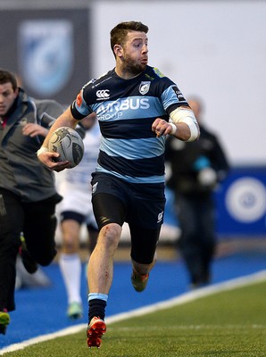 100115 - Cardiff Blues v Leinster - Guinness PRO12 -Alex Cuthbert of Cardiff Blues