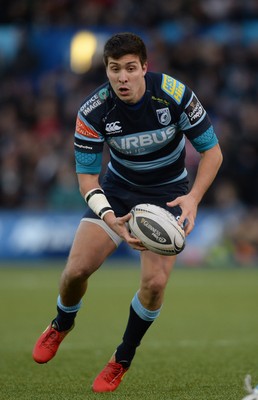 100115 - Cardiff Blues v Leinster - Guinness PRO12 -Lucas Amorosino of Cardiff Blues