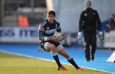 100115 - Cardiff Blues v Leinster - Guinness PRO12 -Lucas Amorosino of Cardiff Blues