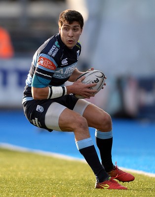 100115 - Cardiff Blues v Leinster - Guinness PRO12 -Lucas Amorosino of Cardiff Blues