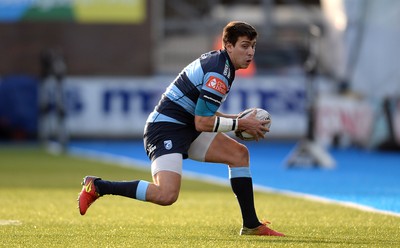 100115 - Cardiff Blues v Leinster - Guinness PRO12 -Lucas Amorosino of Cardiff Blues