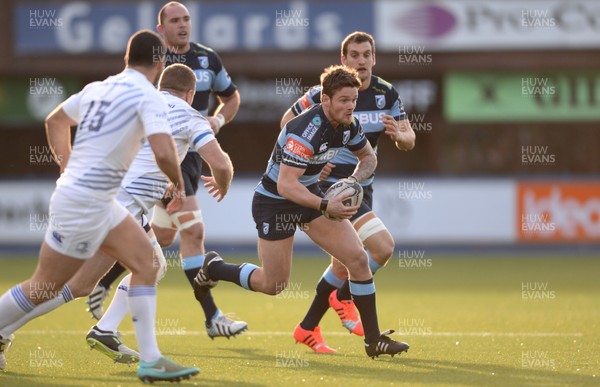 100115 - Cardiff Blues v Leinster - Guinness PRO12 -Tavis Knoyle of Cardiff Blues gets into space