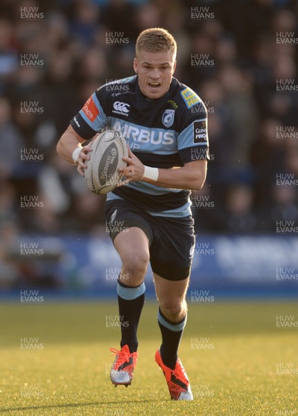 100115 - Cardiff Blues v Leinster - Guinness PRO12 -Gareth Anscombe of Cardiff Blues