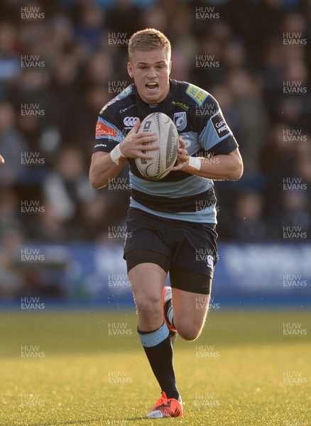 100115 - Cardiff Blues v Leinster - Guinness PRO12 -Gareth Anscombe of Cardiff Blues