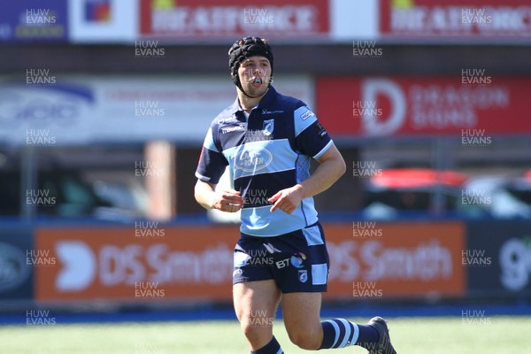 240819 - Cardiff Blues A v Leinster A - Celtic Cup - Ioan Davies of Cardiff Blues A  