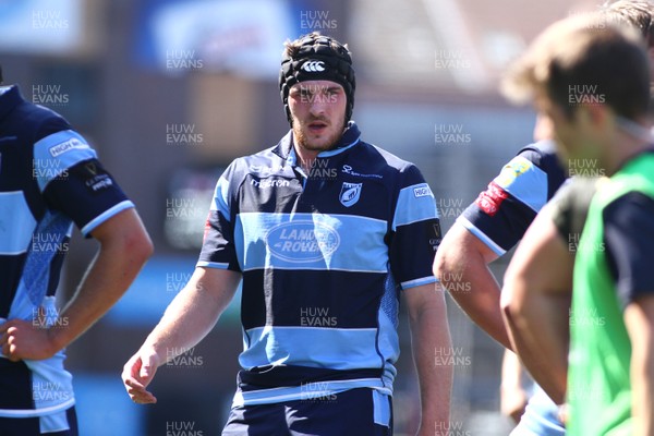 240819 - Cardiff Blues A v Leinster A - Celtic Cup - James Ratti of Cardiff Blues A 