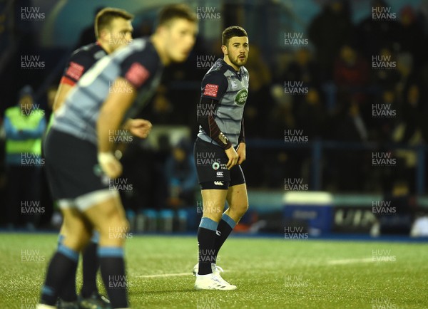 020218 - Cardiff Blues v London Irish - Anglo-Welsh Cup - Aled Summerhill of Cardiff Blues