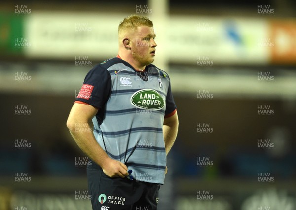 020218 - Cardiff Blues v London Irish - Anglo-Welsh Cup - Keiron Assiratti of Cardiff Blues