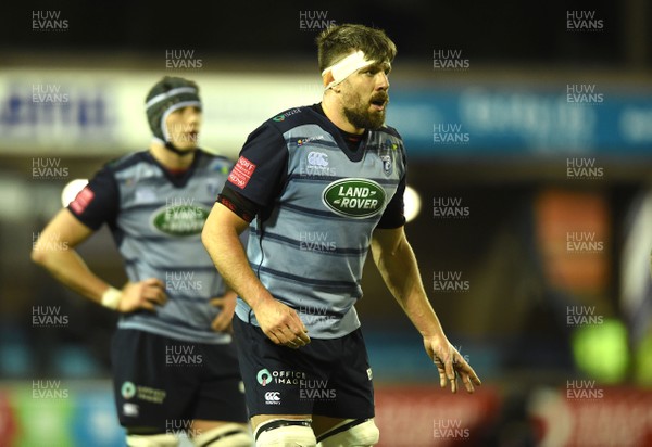020218 - Cardiff Blues v London Irish - Anglo-Welsh Cup - James Down of Cardiff Blues
