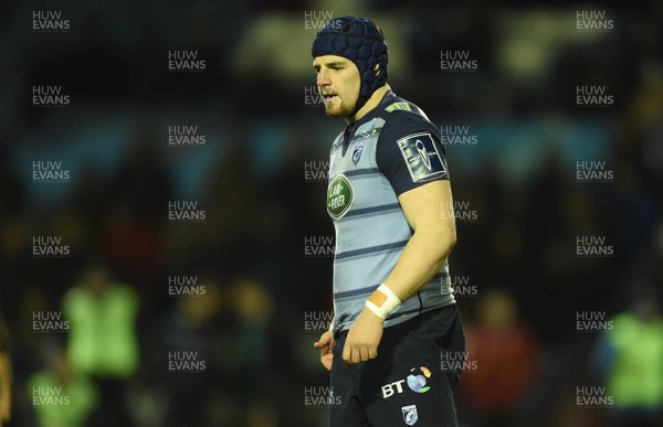 020218 - Cardiff Blues v London Irish - Anglo-Welsh Cup - Alun Lawrence of Cardiff Blues