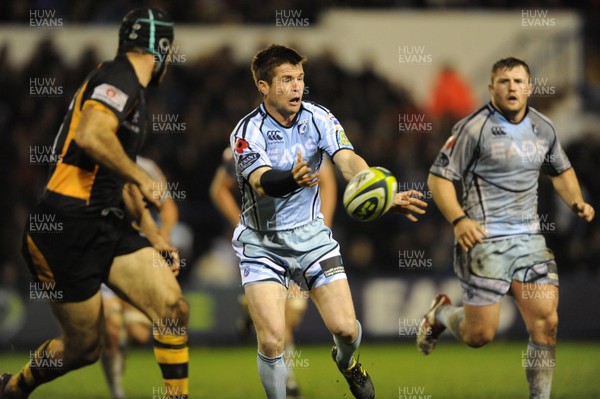 091112 - Cardiff Blues v London Wasps - LV= Cup -Ceri Sweeney of Cardiff Blues