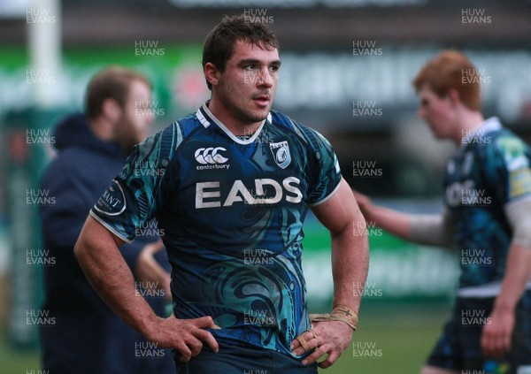 091212 Cardiff Blues v Montpellier - Heineken Cup -Blues' Andries Pretorius is dejected at the final whistle