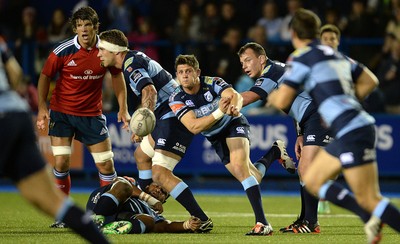 011114 - Cardiff Blues v Munster - Guiness PRO12 -Lloyd Williams of Cardiff Blues