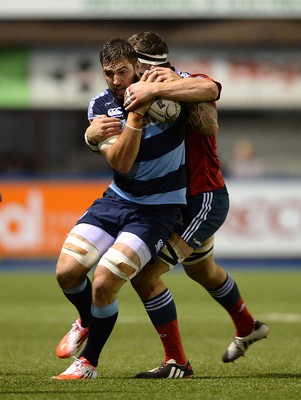 011114 - Cardiff Blues v Munster - Guiness PRO12 -Josh Turnbull of Cardiff Blues