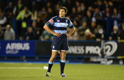 011114 - Cardiff Blues v Munster - Guiness PRO12 -Lucas Amorosino of Cardiff Blues