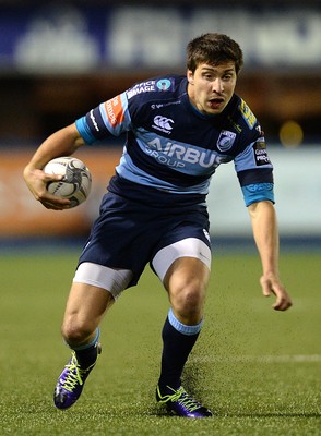 011114 - Cardiff Blues v Munster - Guinness PRO12 -Lucas Amorosino of Cardiff Blues