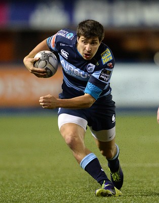 011114 - Cardiff Blues v Munster - Guinness PRO12 -Lucas Amorosino of Cardiff Blues