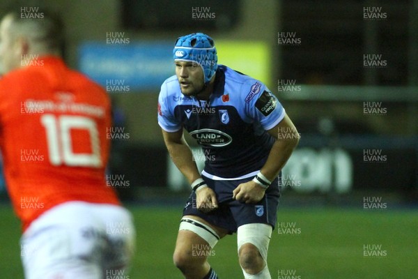 021119 - Cardiff Blues v Munster - GuinnessPRO14 - Olly Robinson of Cardiff Blues 
