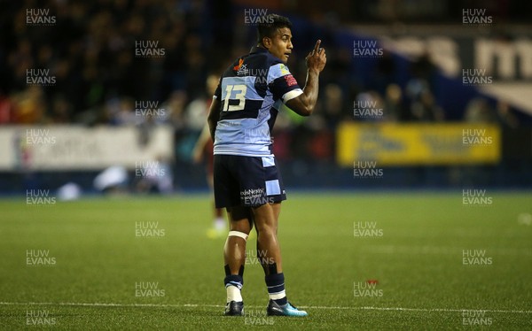 210918 - Cardiff Blues v Munster - Guinness PRO14 - Rey Lee-Lo of Cardiff Blues