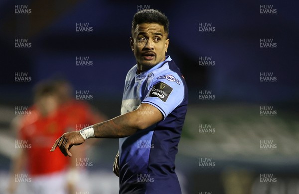 260221 - Cardiff Blues v Munster - Guinness PRO14 - Rey Lee-Lo of Cardiff Blues