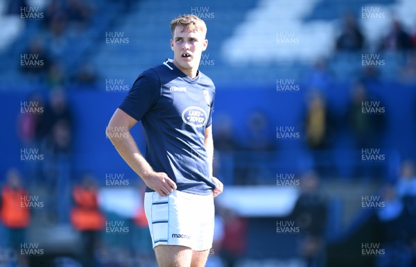290918 - Cardiff Blues A v Munster A - Celtic Cup - Max Llewellyn of Cardiff Blues