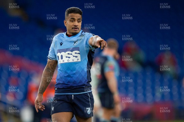 010121 - Cardiff Blues v Ospreys - Guinness PRO14 - Ray Lee-Lo of Cardiff Blues