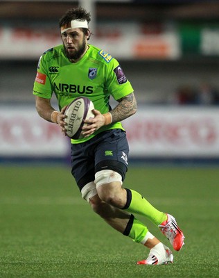 160115 - Cardiff Blues v Rovigo - European Rugby Challenge Cup - Josh Turnbull of Cardiff Blues